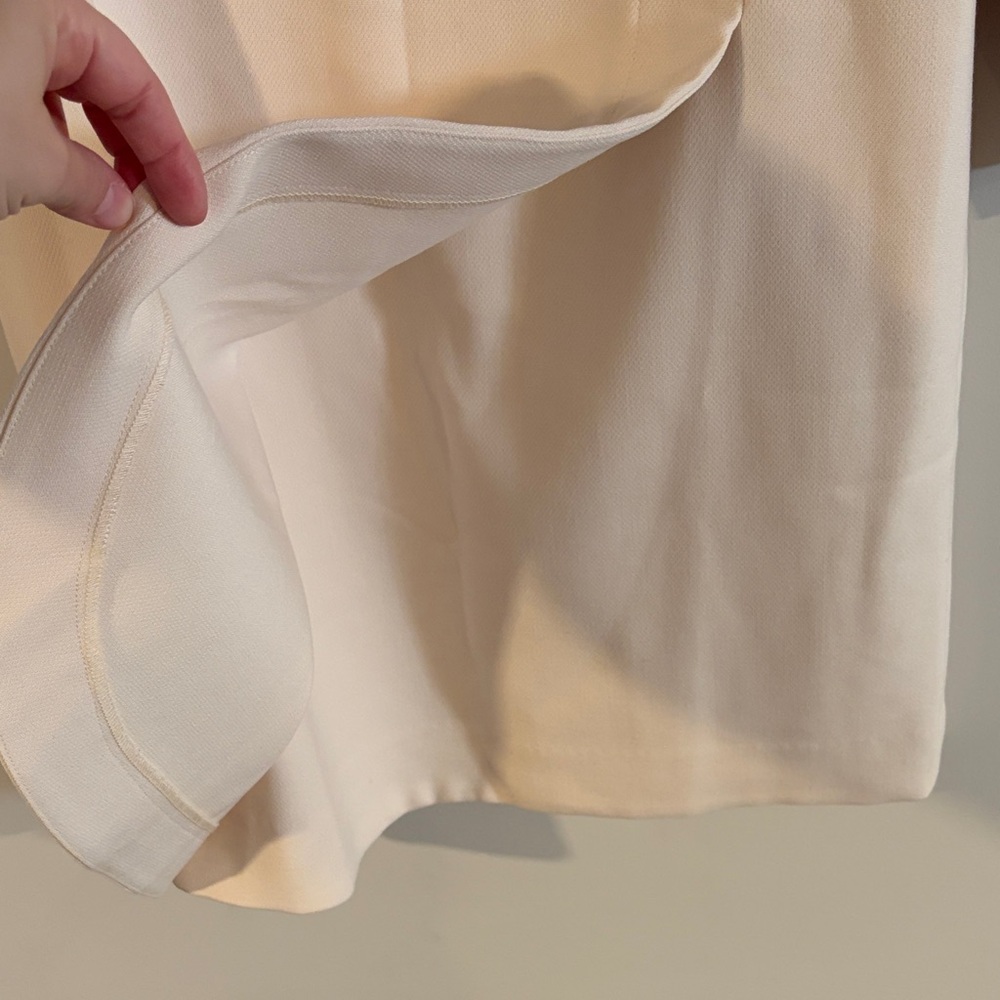 J. Crew Chic Cream Long Sleeve Dress - Picture 5 of 8